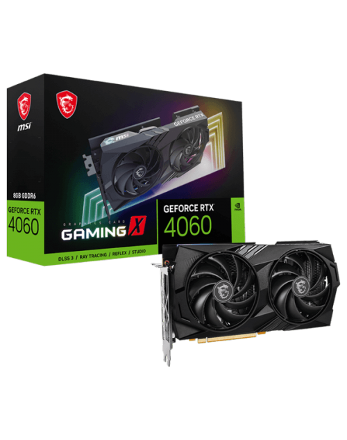 MSI Geforce RTX 4060 Gaming X 8GB GDDR6X Graphics Card